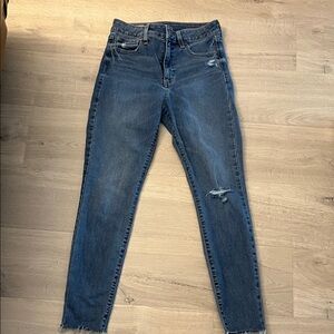 GAP Women's Dark Blue Skinny Jeans